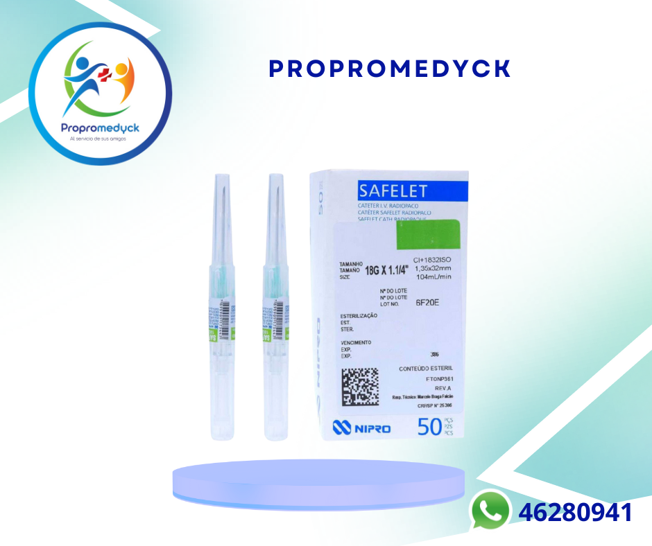 ANGIOCATH # 18 MARCA NIPRO - PROPROMEDYCK