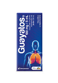 GUAYATOS (GUAYACOLATO DE GLICERILO 10ML/5ML) JARABE 120ML - FARMACIA NUEVO MILENIO