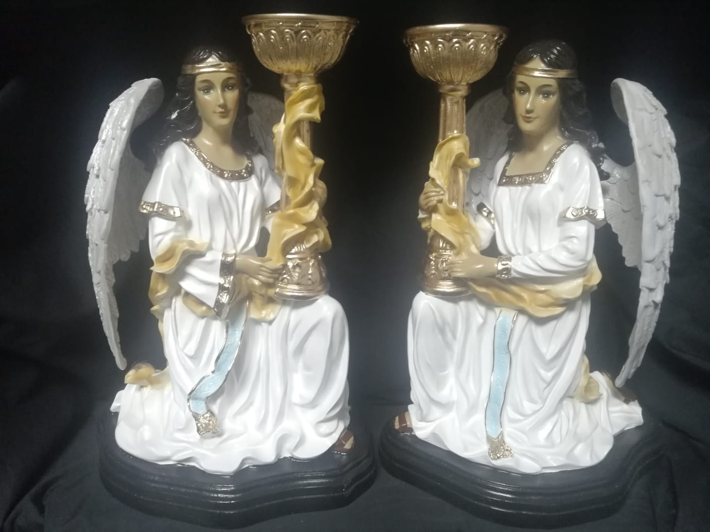 ANGELS CUSTODIOS PAREJA DE 38 CM. - Recuerdos Mary