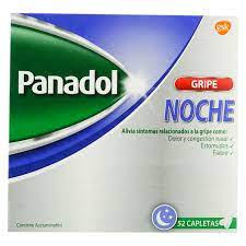PANADOL GRIPE NOCHE  TABLETAS - FARMACIA NUEVO MILENIO