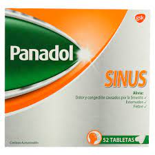 PANADOL SINUS TABLETAS  - FARMACIA NUEVO MILENIO