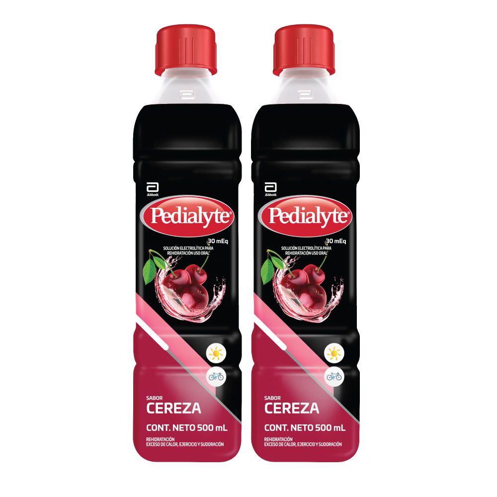 PEDIALYTE 500LM SABOR CEREZA 30mEq - FARMACIA NUEVO MILENIO