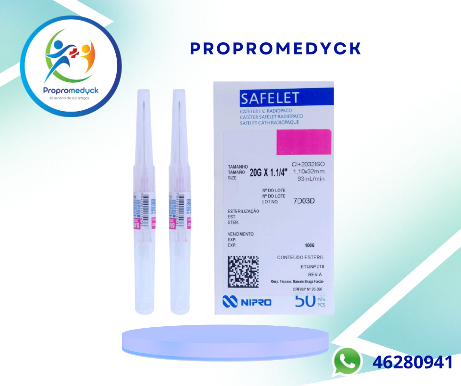 ANGIOCATH # 20 MARCA NIPRO  - PROPROMEDYCK