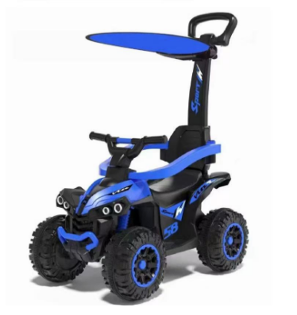 Carrito Con Manilla Y Techo