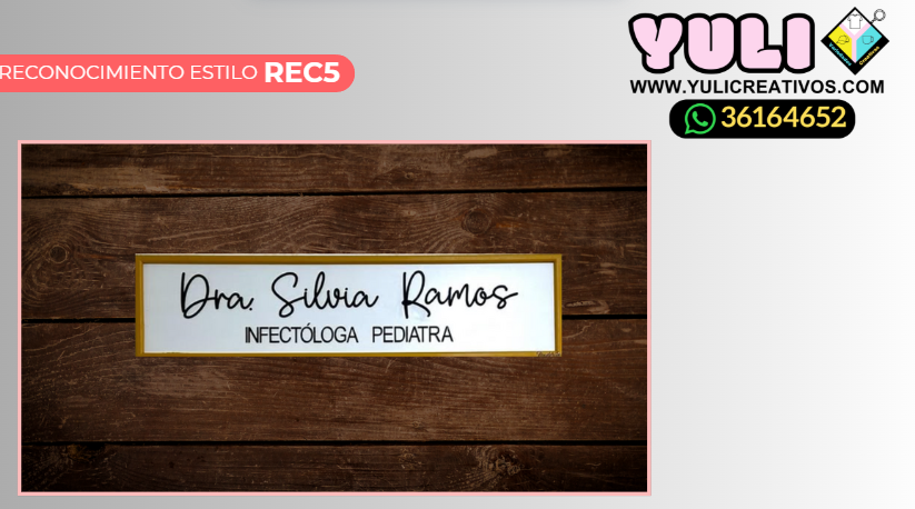 RECONOCIMIENTO MADERA Y METAL PERSONALIZADO RCO5 - Yuli Variedades Creativas