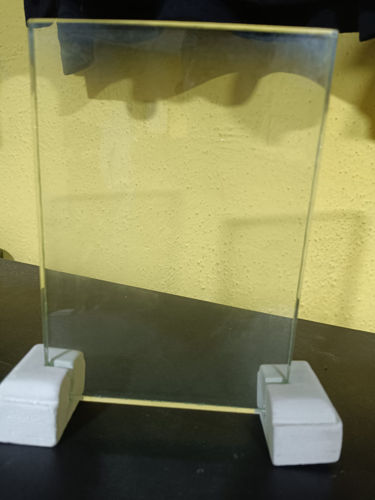 RECONOCIMIENTO DE 17 X 12 VIDRIO CORTE CUADRADO Y METAL PERSONALIZADO - Yuli Variedades Creativas