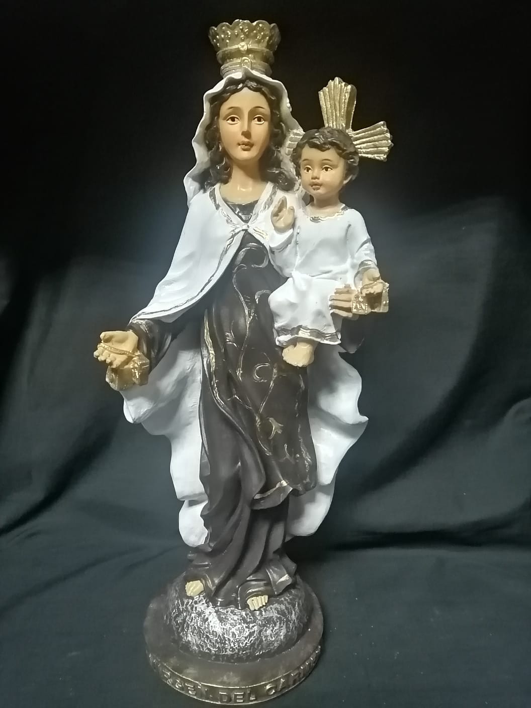 VIRGEN DEL CARMEN DE 40 CM. - Recuerdos Mary