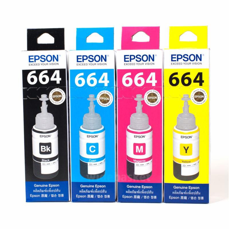 REFIL EPSON T664 NEGRO ORIGINAL - ECOTINTAS Y TONERS