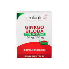 GINGO BILOBA CON GINSENG 50MG/100MG CAPSULAS - FARMACIA NUEVO MILENIO