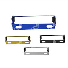 Porta placa universal azul  - Motoservicio Flores