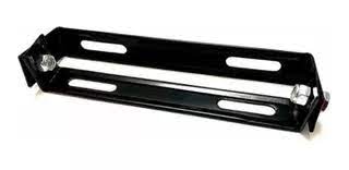 Porta placa universal negra  - Motoservicio Flores