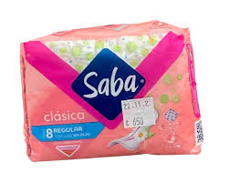 SABA CLASICA TOALLAS SIN ALAS *10 - FARMACIA NUEVO MILENIO