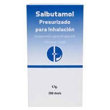 SALBUTAMOL PRESURIZADO 17G. SUSPENSIÓN PARA INHALACIÓN 100MCG/200 DOSIS CAPLIN POINT - FARMACIA NUEVO MILENIO