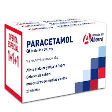 CAJA PARACETAMOL 500MG - Empresa Megabyte