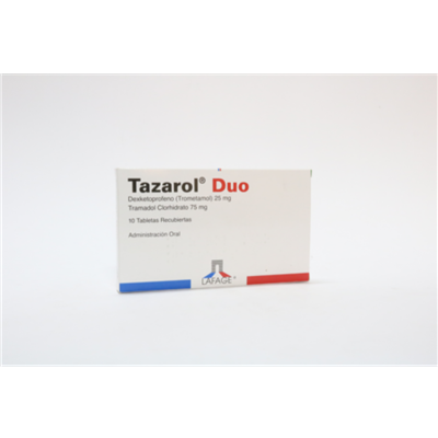 TAZAROL DUO (DEXKETOPROFENO(TROMETAMOL) 25MG) - FARMACIA NUEVO MILENIO