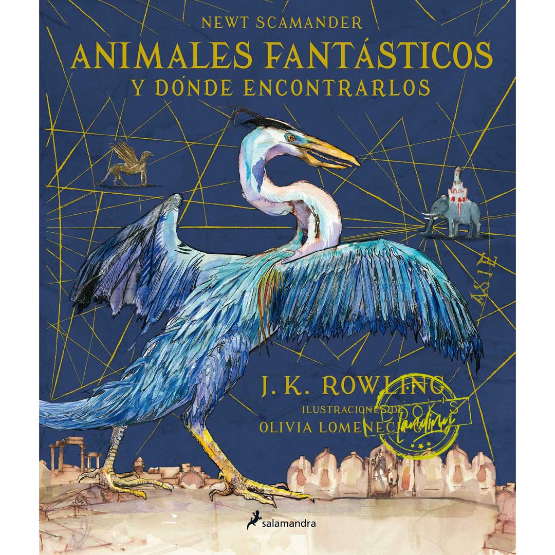 ANIMALES FANTÁSTICOS Y DÓNDE ENCONTRARLOS, ILUSTRADO PASTA BLANDA GRANDE - Librería Sísifo
