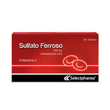 SULFATO FERROSO 300MG - FARMACIA NUEVO MILENIO