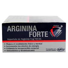 ARGININA FORTE 5G/10ML 10 AMPOLLAS BEBIBLES - FARMACIA NUEVO MILENIO