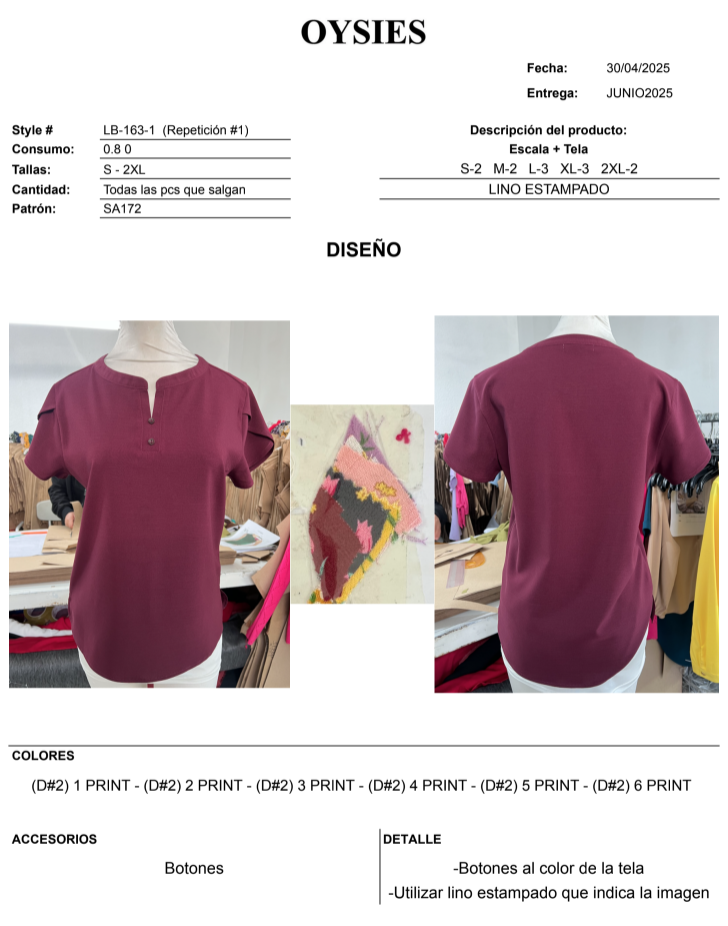 LB163-1 Oferta - Oysies