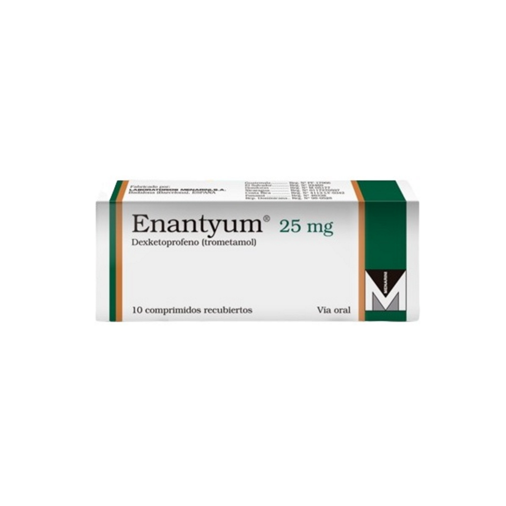 ENANTYUM 25MG (DEXKETOPROFENO) *COMPRIMIDOS - FARMACIA NUEVO MILENIO