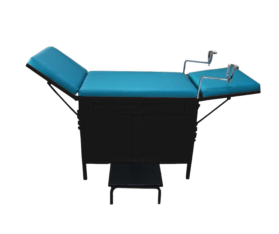 CAMILLA DE EXAMEN CON GABINETE NG/TQR, ESTRIBOS PAR Y GRADA SENCILLA - Proveedora De Salud Total, Sociedad Anonima