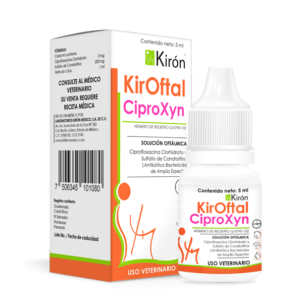 KIROFTAL CIPROXYN X 5 ML - Clínica veterinaria Dr. Can
