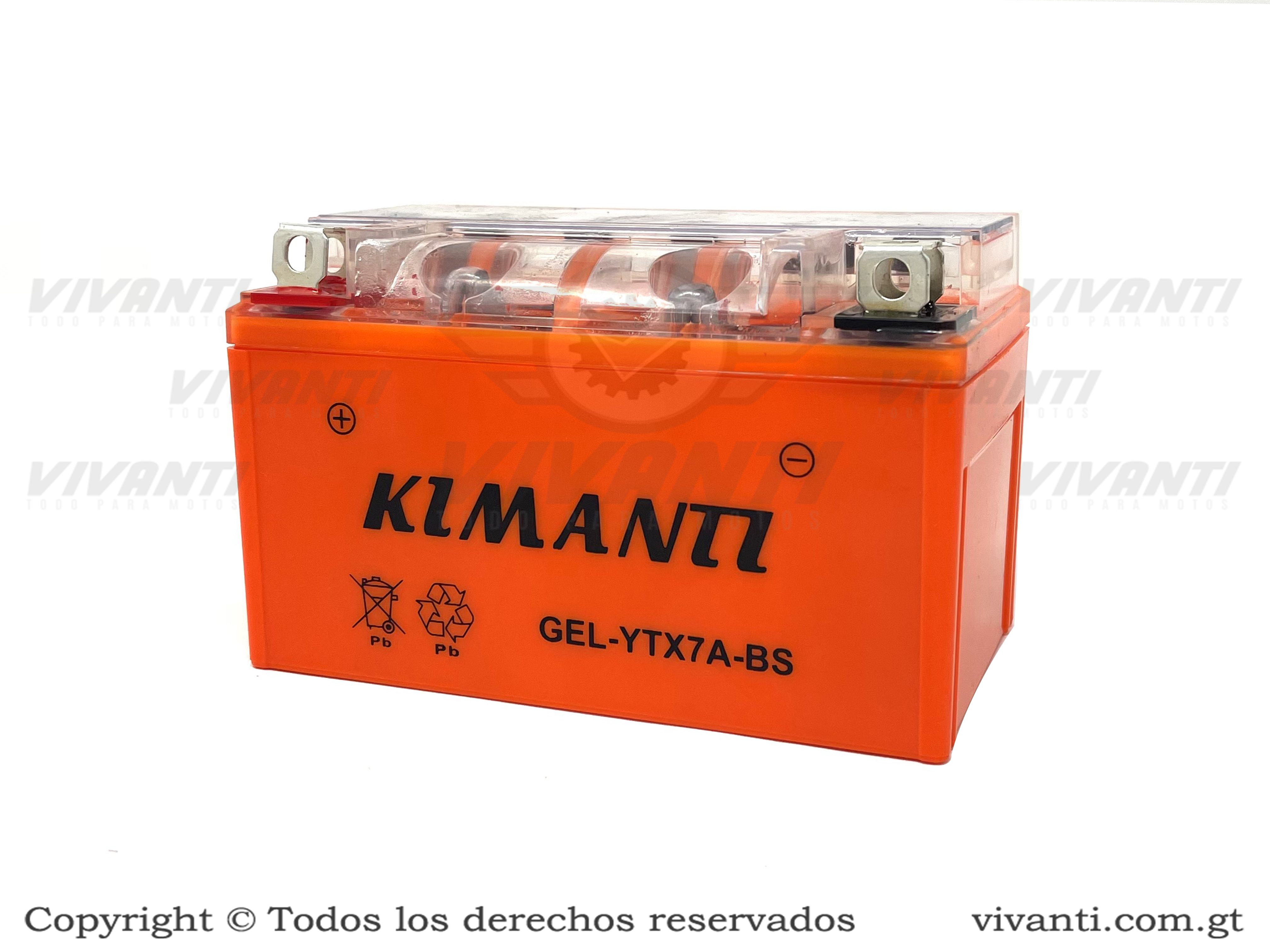 Bateria YTX7A-BS-GEL 12V 7AH - Motoservicio Flores