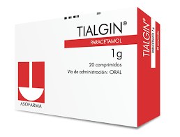 TIALGIL 1G (Paracetamol) *20 COMPRIMIDOS - FARMACIA NUEVO MILENIO