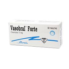 VASOBRAL FORTE (Cinarizina 75 mg) *50 TABLETAS  - FARMACIA NUEVO MILENIO