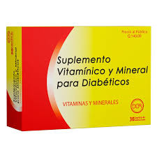 SUPLEMENTO VITAMINICO Y MINERALES PARA DIABETICOS * 30 CAPSULAS DE GELATINA - FARMACIA NUEVO MILENIO
