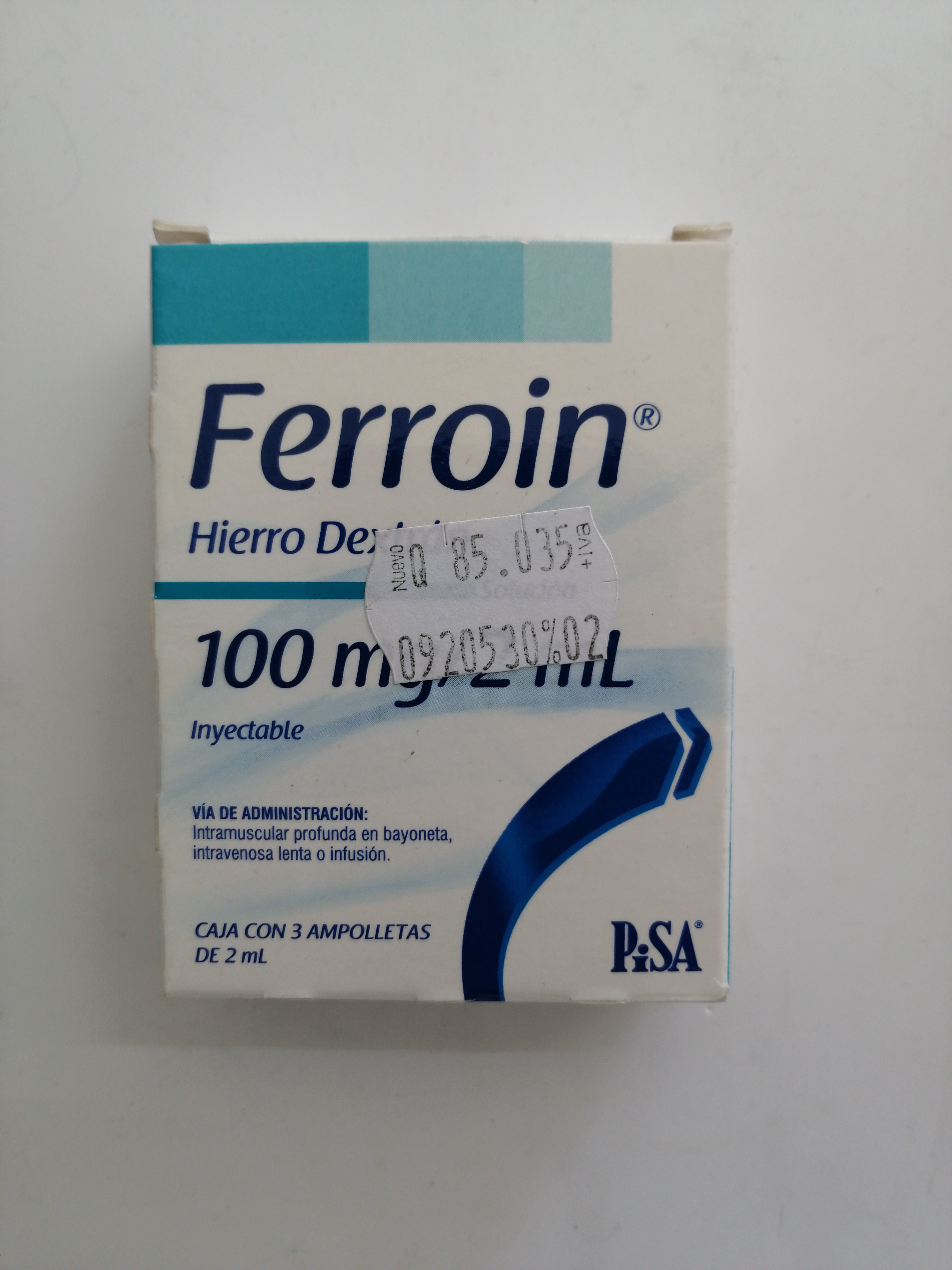 Ferroin 100mg/2ml S.I 3 Ampolla - Vitalis Rx