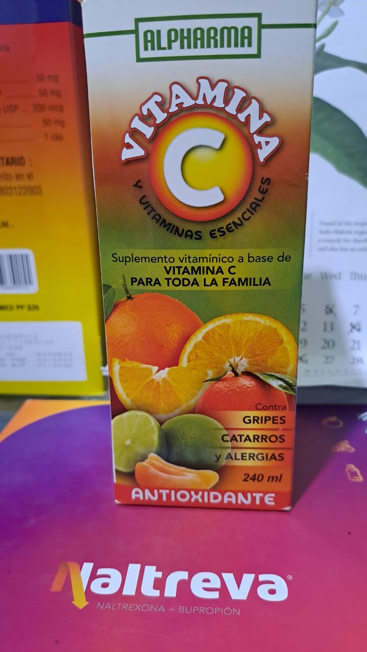 VITAMINA C  (Y Vitaminas Esenciales) 240ML - FARMACIA NUEVO MILENIO