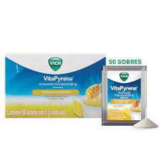 VITAPYRENA 5G(ACETAMINOFEN + PARACETAMOL) 500MG - FARMACIA NUEVO MILENIO