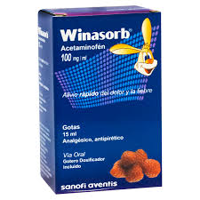 WINASORB 15ML (ACETAMINOFEN 100MG/ML) GOTAS - FARMACIA NUEVO MILENIO