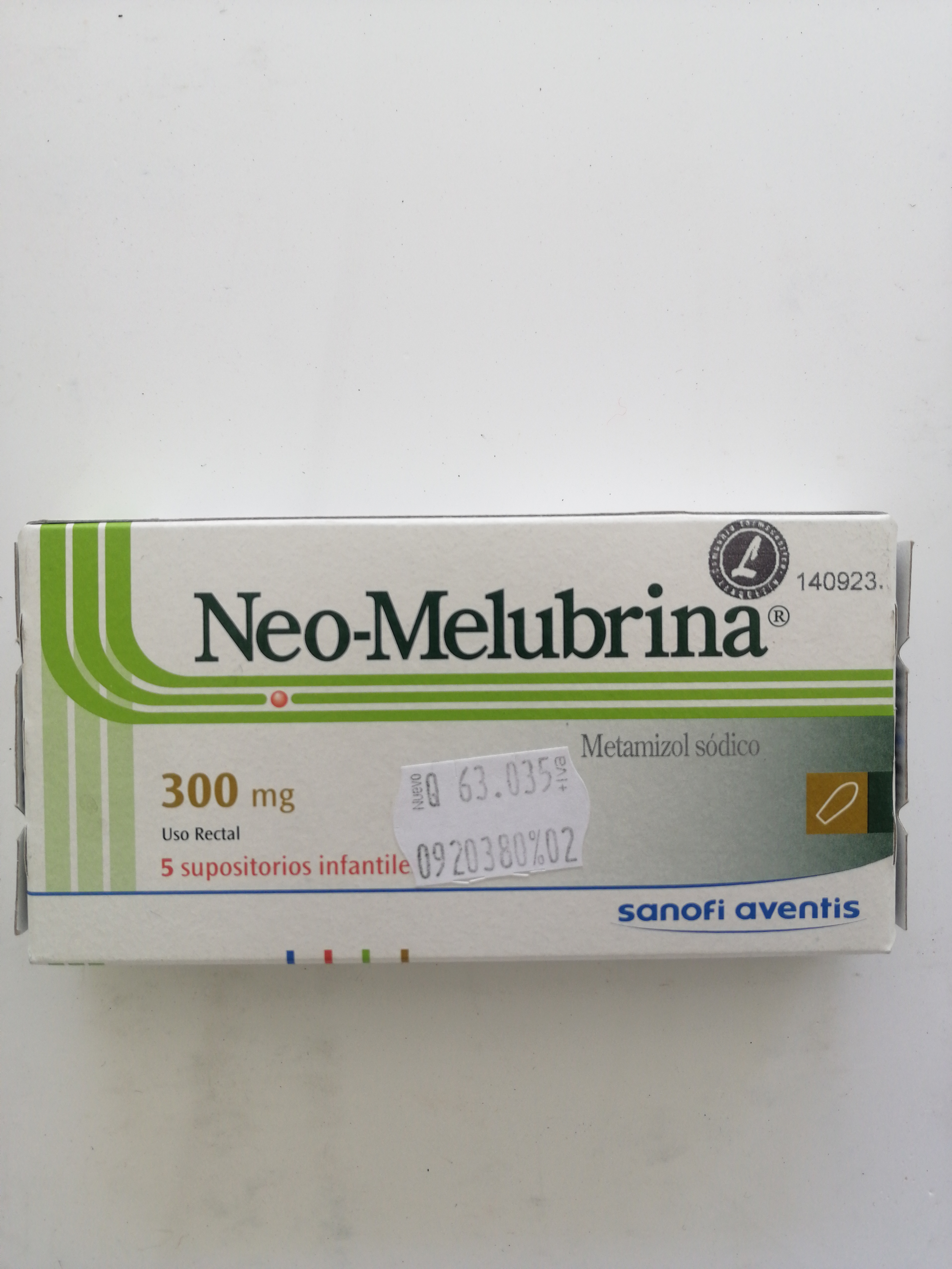 Neo - Melumbrina 5 Supositorios - Vitalis Rx