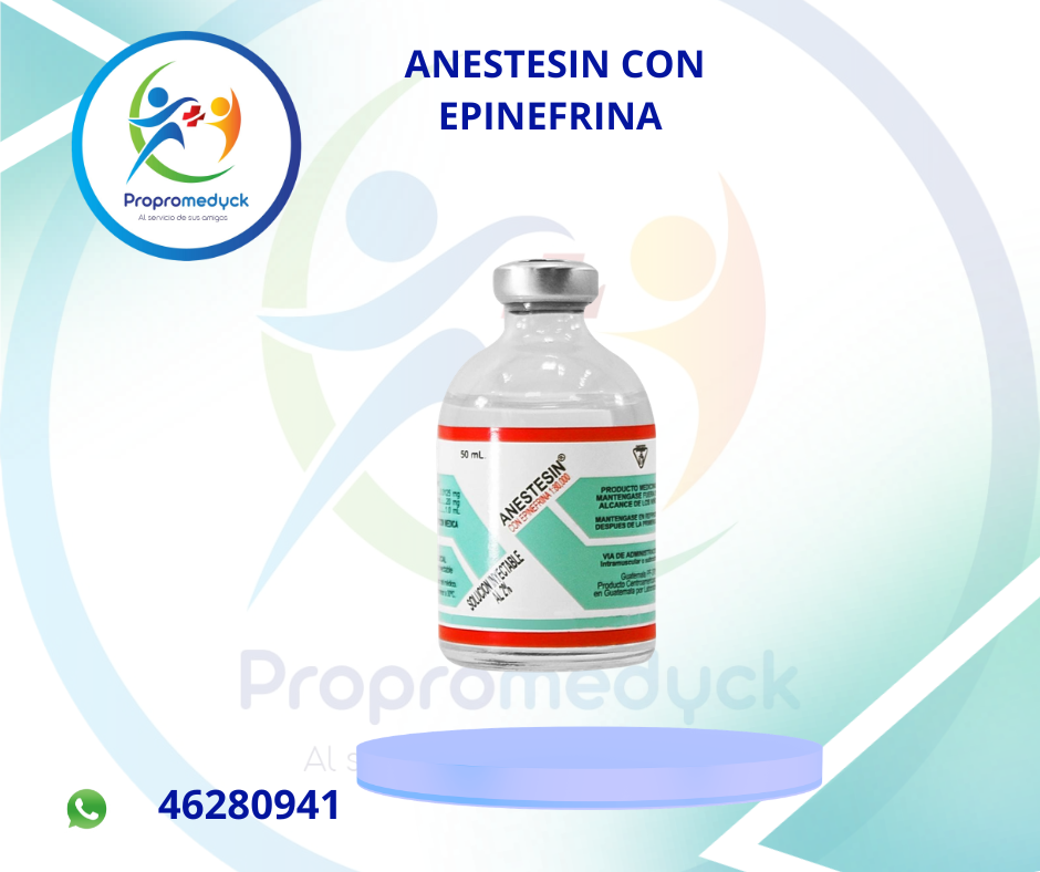 ANESTESIN CON EPINEFRINA FRASCO DE 50 ML AL 2%  - PROPROMEDYCK