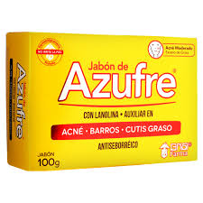 JABON DE AZUFRE (Con Lanoina, Acne Barros Cutis Graso) - FARMACIA NUEVO MILENIO