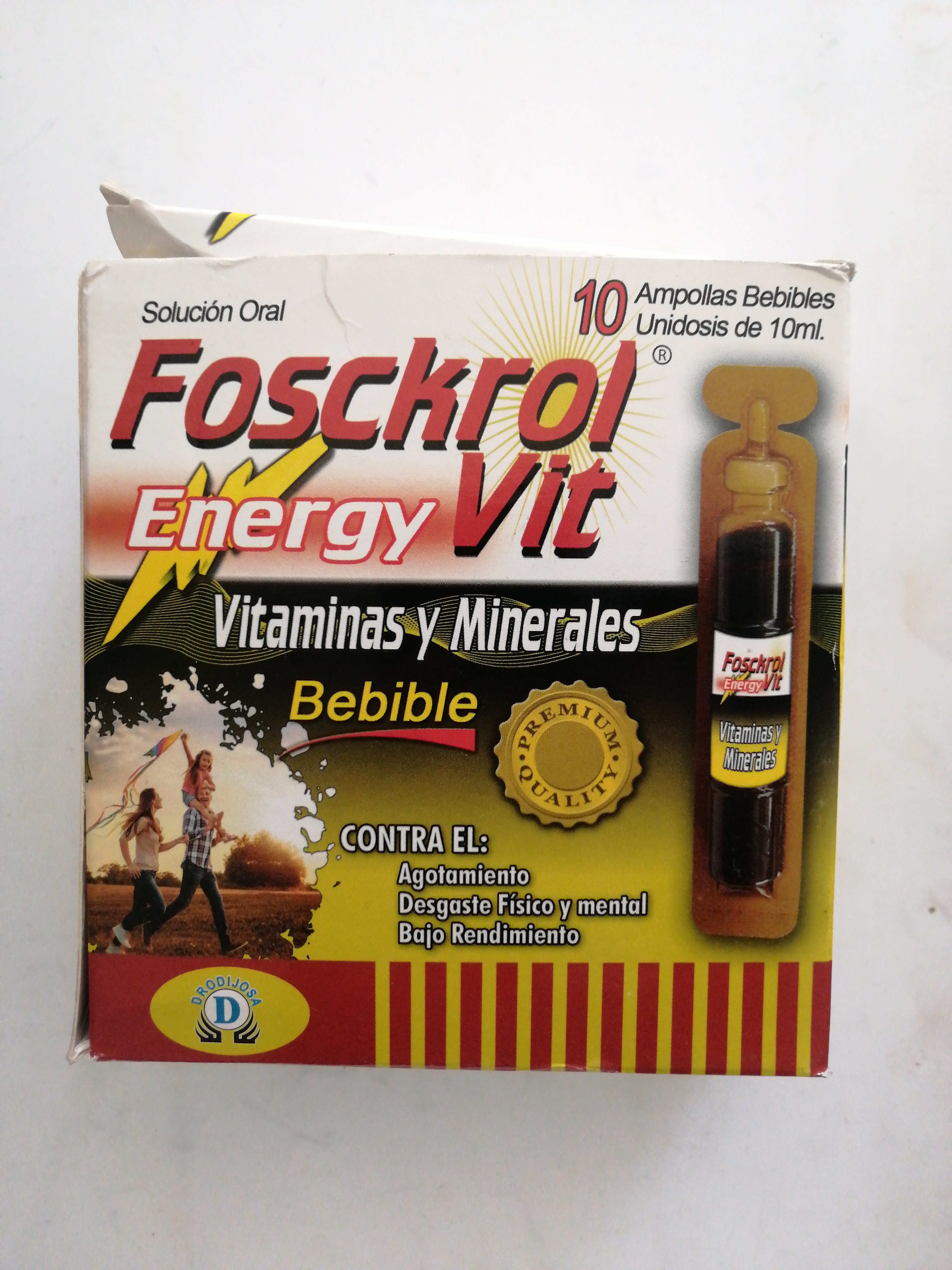 Caja Fosckrol Vit Ampolla Bebible - Vitalis Rx