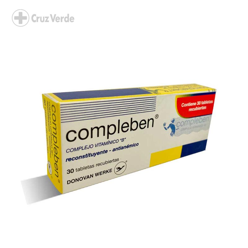 COMPLEBEN ( Complejo vitaminico) *30 TABLETAS - FARMACIA NUEVO MILENIO