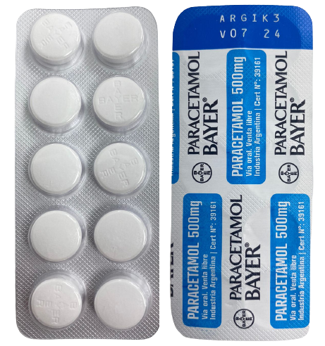 BLÍSTER PARACETAMOL 500MG - Empresa Megabyte