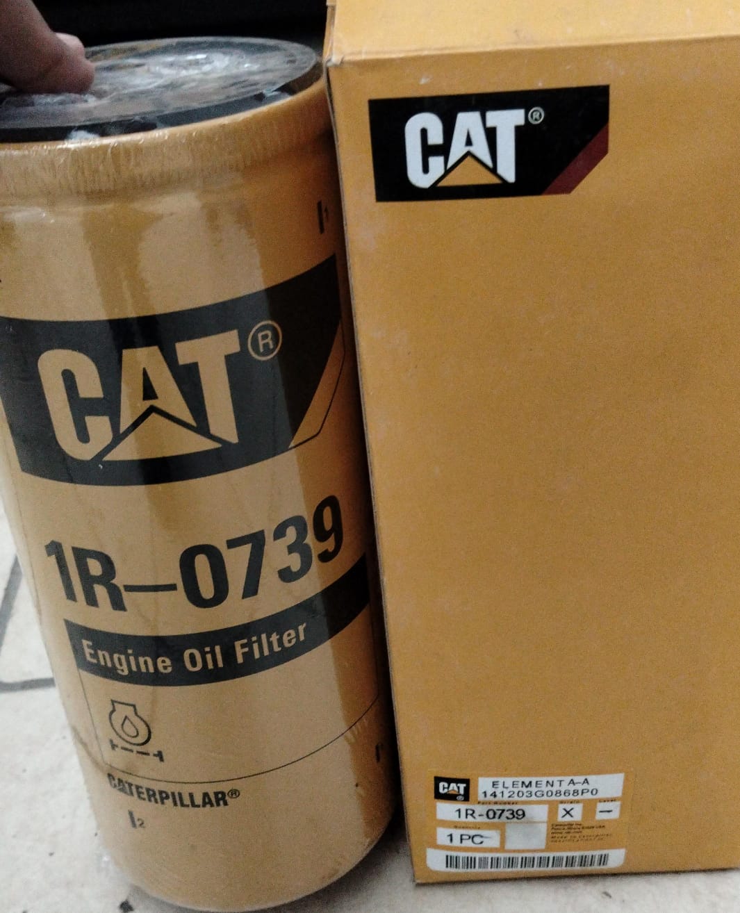 FILTRO DE ACEITE 1R-0739 CATERPILLAR - Global Projection Group S.A.