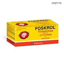 FOSKROL (Vitaminas Para el Cerebro y Nervios) VIALES BEBIBLES - FARMACIA NUEVO MILENIO