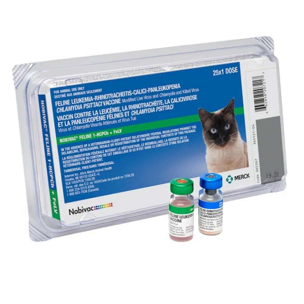 Nobivac Feline 1-HCPCH+FELV - Clínica veterinaria Dr. Can