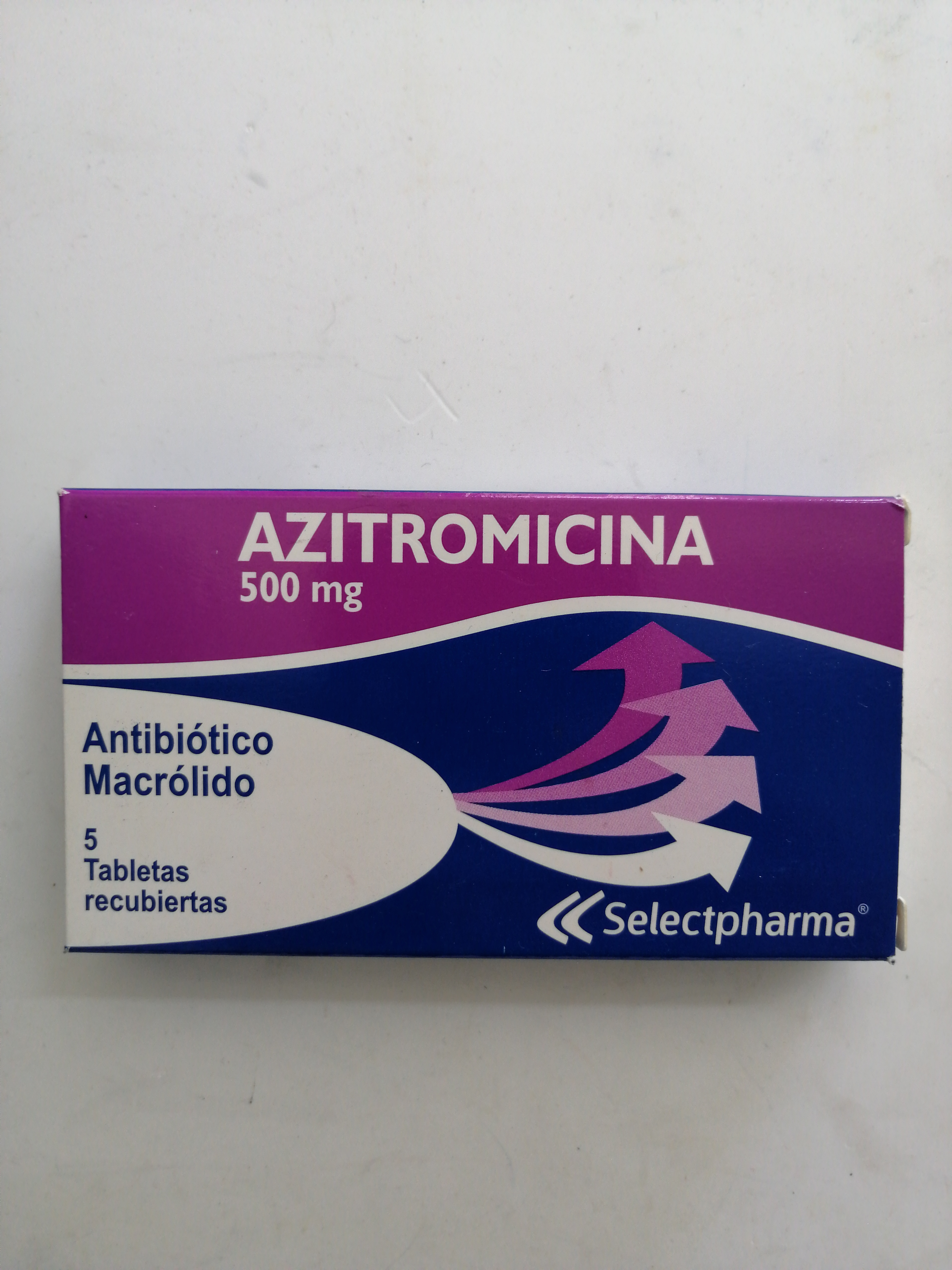 Azitromicina 5 tabletas recubiertas S - Vitalis Rx