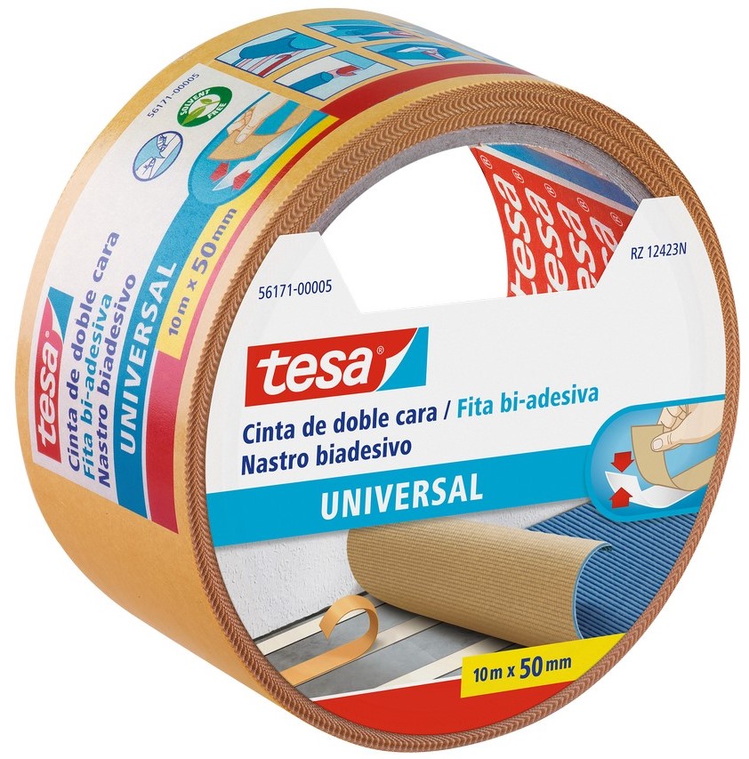 TESA CINTA 10mX50mm DOBLE CARA MULTIPROP. (56171-00005) 36 - Ferretería Diseño Y Escala