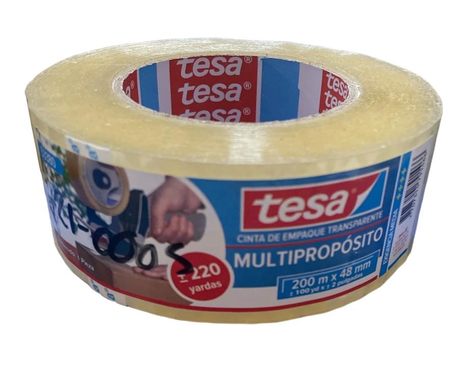 TESA CINTA 200mX48mm EMPAQUE ECO. TRANSP. (53380-00017-00) 36 - Ferretería Diseño Y Escala