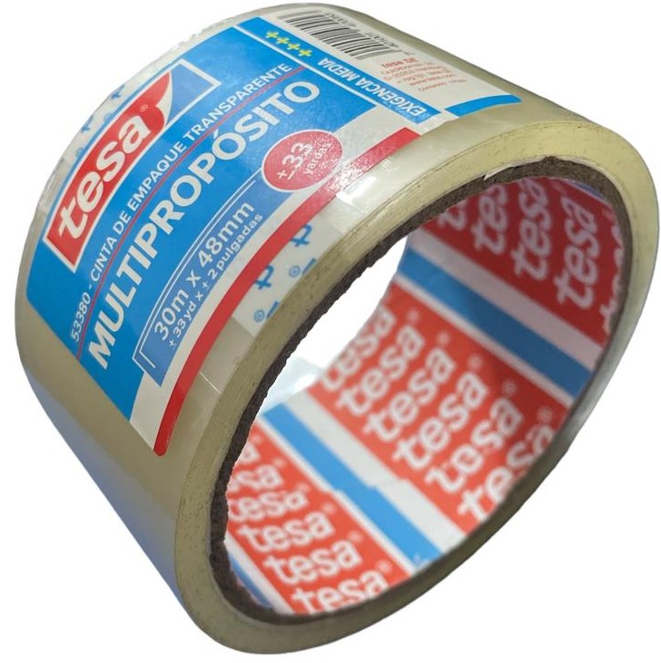 TESA CINTA 30mX48mm EMPAQUE ECONOMICA.TRANSP. 2"(53380-00009-00) 36 - Ferretería Diseño Y Escala