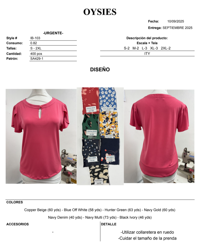 IB103 Segunda - Oysies