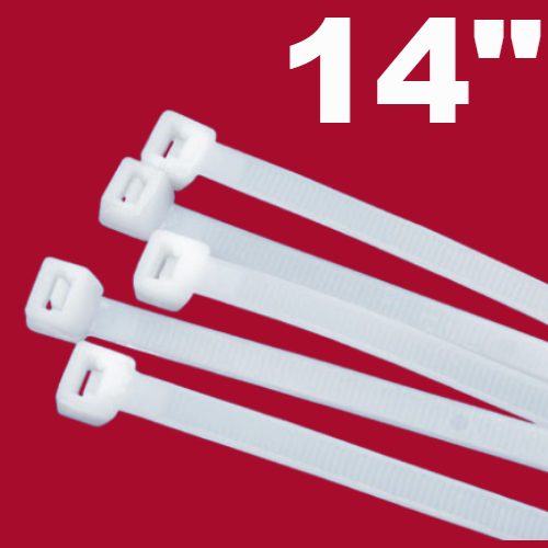 Abrazadera Plastica 14" Blanca (F16609) Unidad - Repuestos y Lubricantes Vicent's
