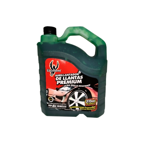 Abrillantador Para Llantas en Gel Litro Ebullient - Repuestos y Lubricantes Vicent's